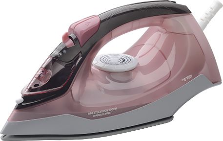 Mesko Home MS 5028 iron Dry & Steam iron Ceramic soleplate 2600 W Grey Pink White