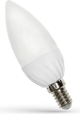 Spektrum LED svíčka E14, 230V, 6W, CW (WOJ13027)