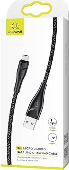 Usams USB-A – Lightning kabel 3 m černý (63790-uniw)