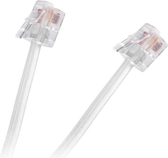 Přímý telefonní kabel 20m Bílý (TEL0033-20)