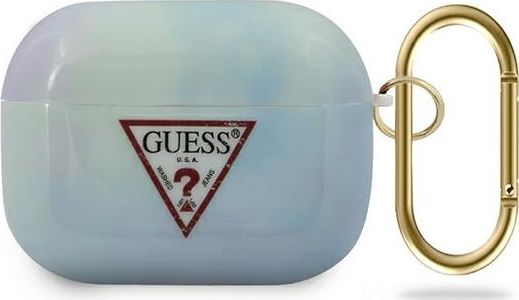 Guess GUACAPTPUMCGC02 Tie&Dye Collection ochranné pouzdro pro AirPods Pro modré