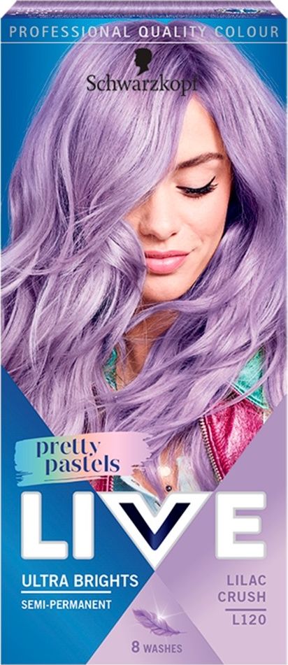 Schwarzkopf Live Cream Coloring Cream Pretty Pastels L120 Lilac Crush