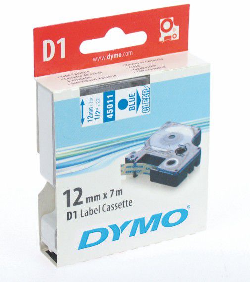 Dymo LABEL D1 19mmx7m ČERNÁ/ČERVENÁ. S0720870