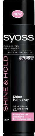 Schwarzkopf Syoss Shine & Hold Hair Lak, který dává další lesk silné 300 ml