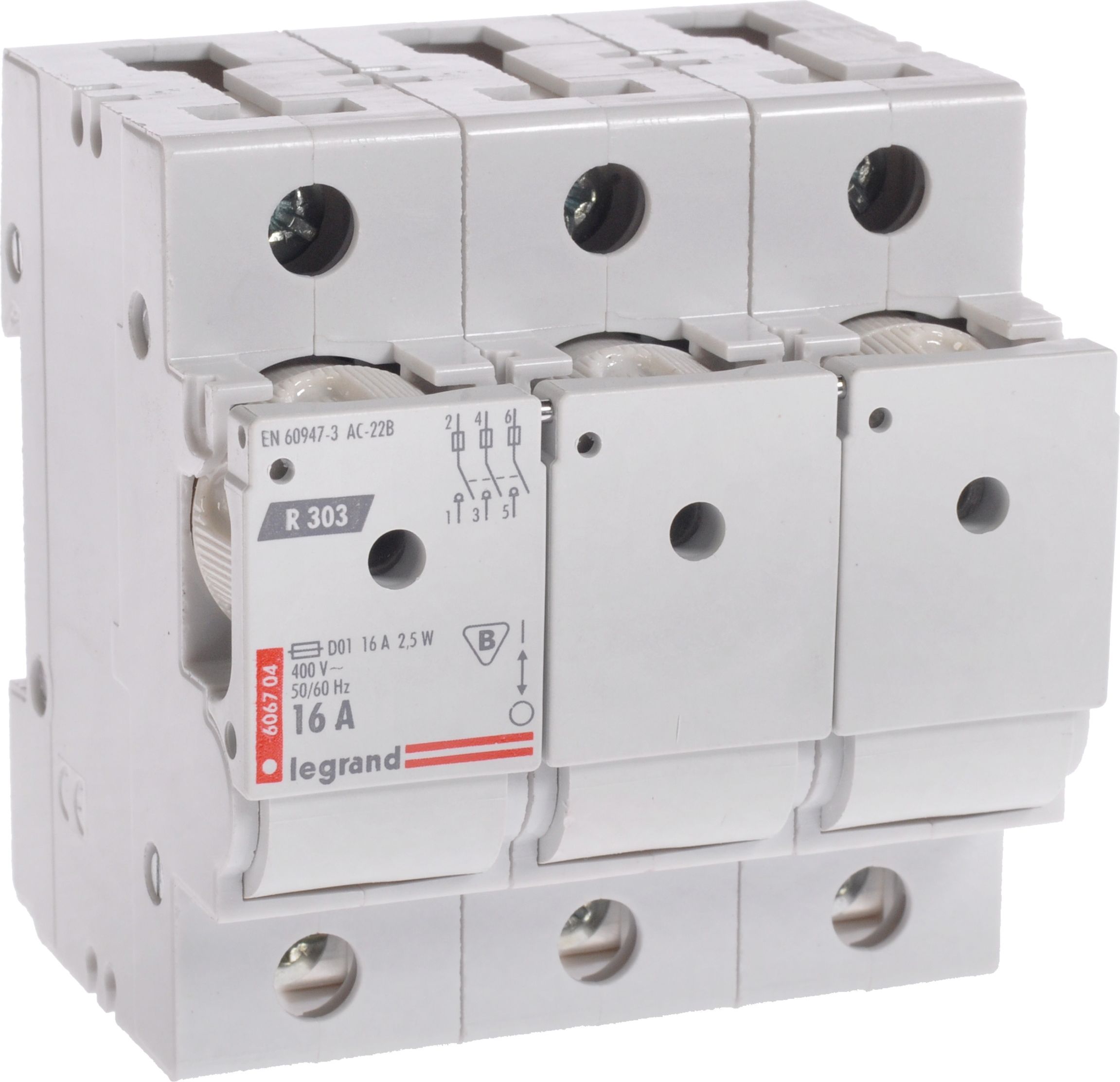 LEGRAND FUSE odpojovač R 303 16A 3P - 606704