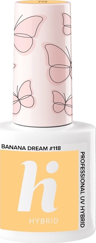 Hi Hybrid Hi Hybrid Butterfly hybridný lak na nechty #118 Banana Dream 5ml