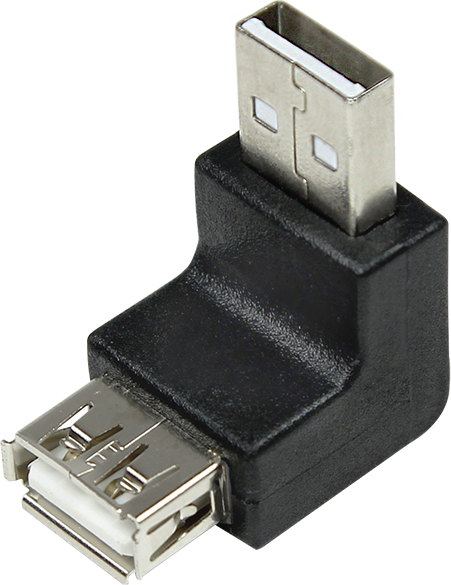 LogiLink USB adaptér USB – USB černý (AU0025)