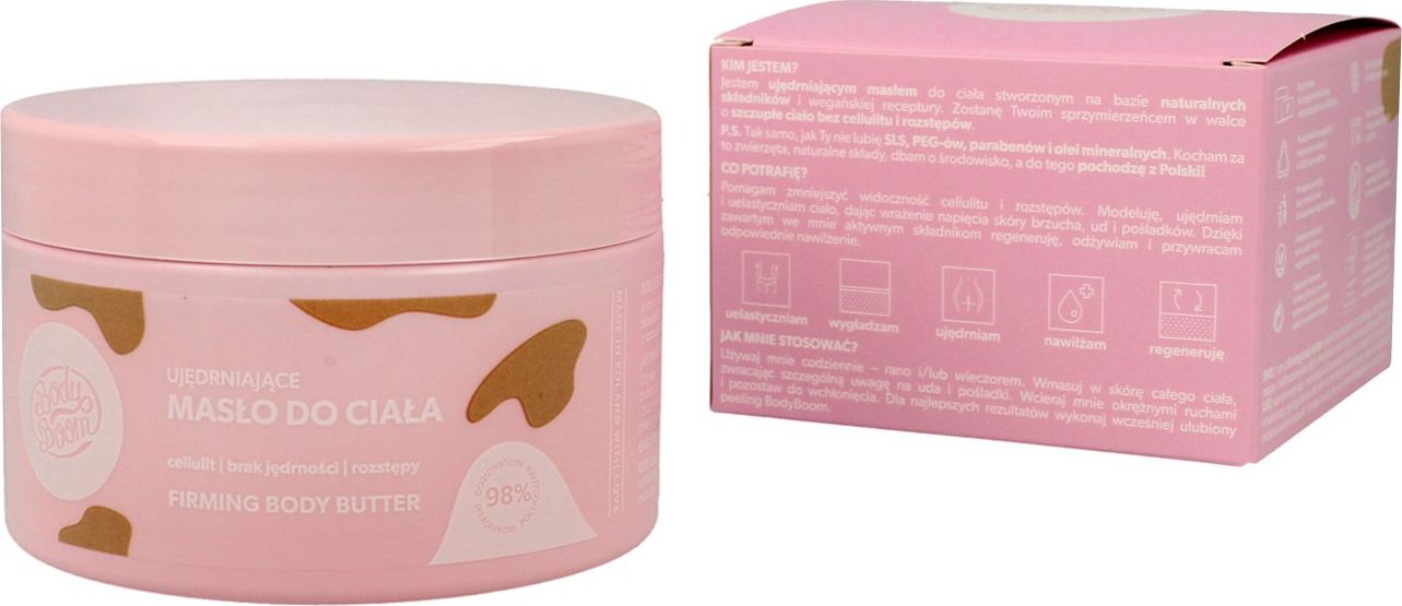 Bielenda bielenda boom boom boom tělo máslo zpevňující 250 ml