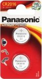 Baterie Panasonic Lithium Power CR2016 90mAh 2 ks.