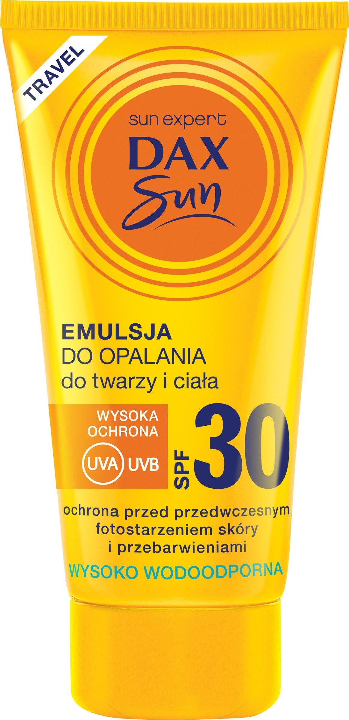 Dax Sun Dax Sun Sunscreen emulzia na tvár a telo SPF 30 cestovná-50ml