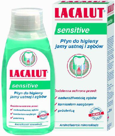 Lacalut Sensitive ústní voda 300 ml
