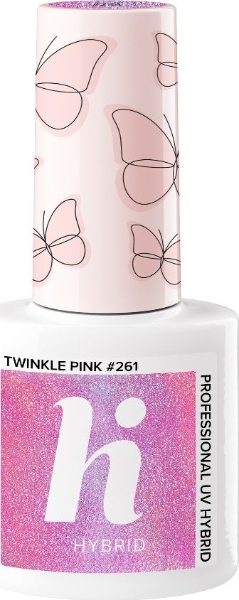Hi Hybrid Hi Hybrid Butterfly hybridný lak na nechty #261 Twinkle Pink 5ml