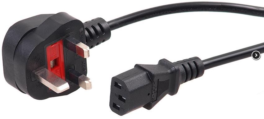Maclean napájecí kabel Napájecí kabel 3kolíkový 1,5M GB konektor MCTV-806 (42160)