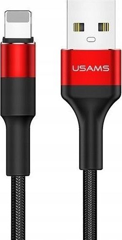 Usams USB-A – Lightning kábel 1,2 m červený (SJ220IP02)