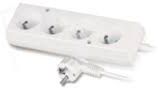 Plastrol 4-zásuvkový prodlužovací kabel 10A 5m bílý PS-470 (W-97482)