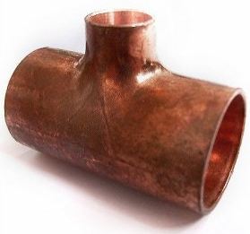Viega Reduction Tee 35x22x35mm měď - 104375
