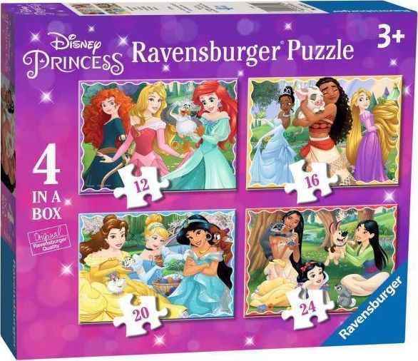 Ravensburger Puzzle 4in1 Disney Princess 2