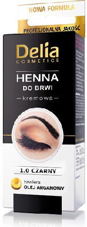 Krém na obočie Delia Henna č. 1.0 Black