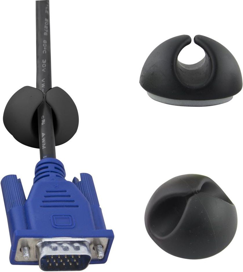 Esperanza EBA101K cable clamp Black 6 pc(s)