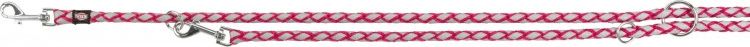 Trixie Cavo Reflect, nastavitelné vodítko pro psa, fuchsie, S–M: 2,00 m/o 12 mm, reflexní