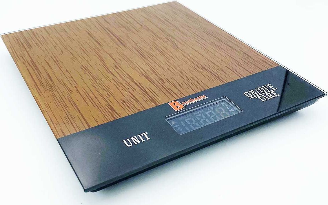 Kuchyňská váha Brunbeste ELEKTRONICKÁ SKLENĚNÁ LCD KUCHYŇSKÁ VÁHA do 5 kg