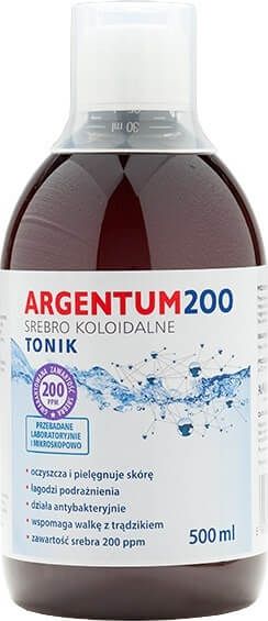 Aura Herbals pleťové tonikum Argentum 200 200PPM koloidné striebro 500ml