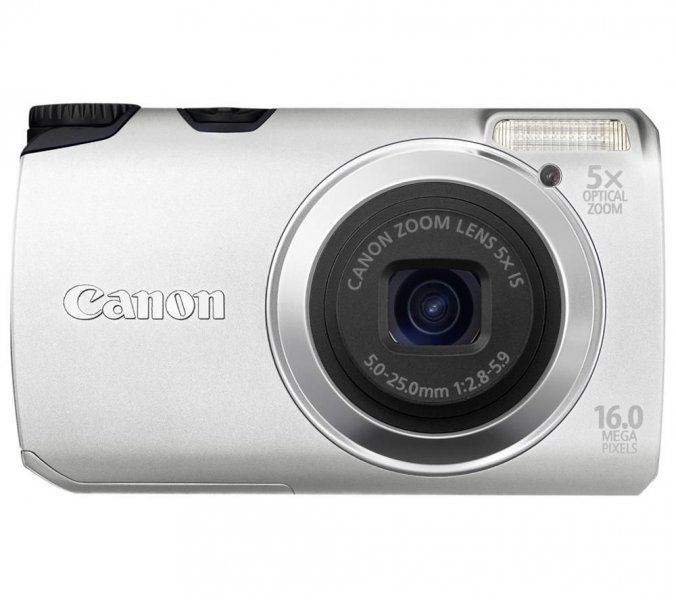 Fotoaparát Canon PowerShot A3300 IS, strieborný