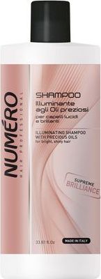 Numero Brelil Hair Professional Beauty Macassar Oil Shampoo Šampón na vlasy s makasarovým olejom a keratínom 1000 ml