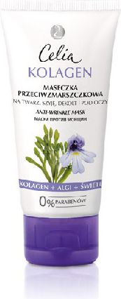 Celia Collagen Series Maska proti vráskám na obličej, krk, dekolt a pod oči 60 ml