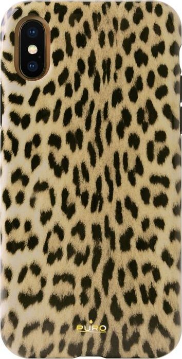 Puro Etui Glam Leopard Cover Iphone XS/X (leo 1) Limited Edition