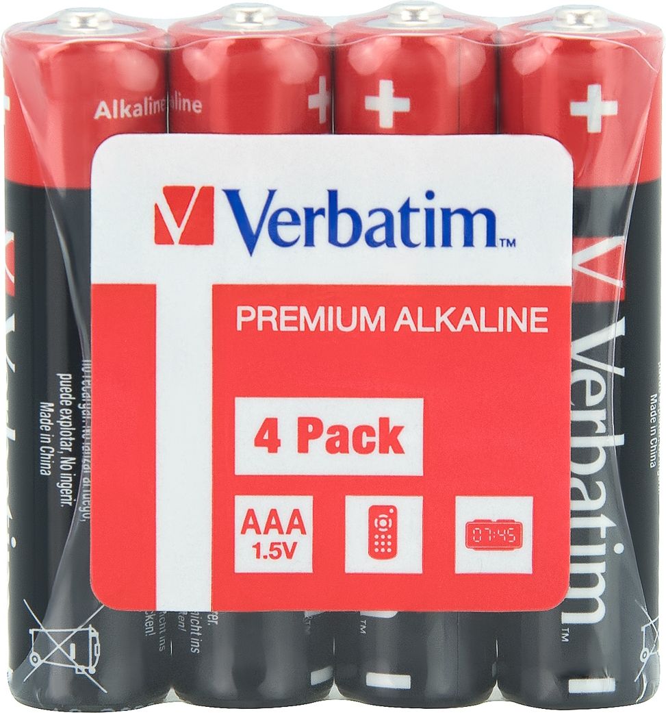Batéria Verbatim AAA / R03 4 ks.