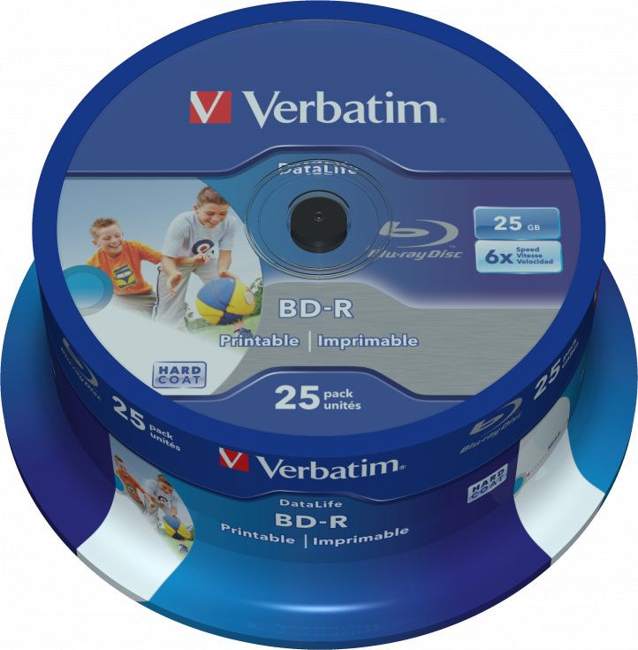 Verbatim BD-R 25 GB 6x 25 kusov (43811)