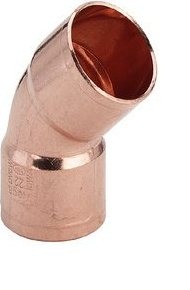 Oblouk 45° Viega dvojitá zásuvka 22 mm