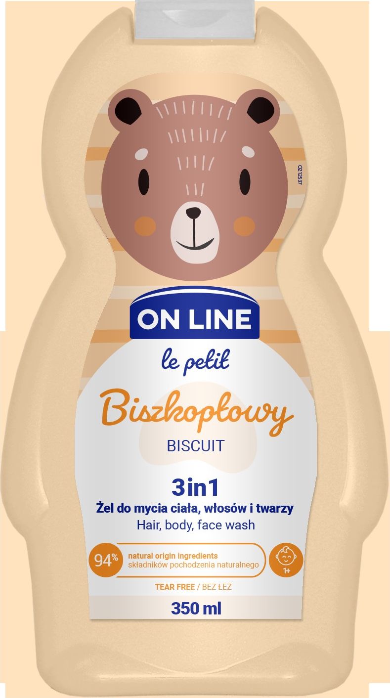 On Line Le Petit prací gel pro děti 3v1 Sušenka
