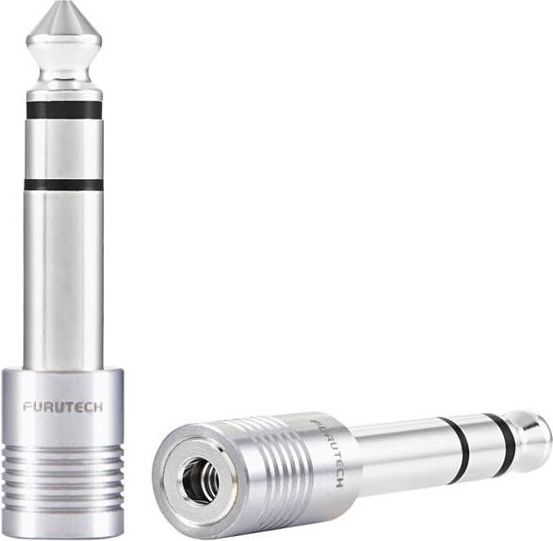 AV adaptér Furutech-ADL Jack 6,3mm - Jack 3,5mm stříbrný