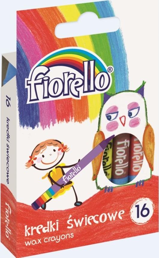 Fiorello Voskové pastelky 16 barev FIORELLO