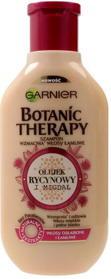 Garnier botanický terapie ricinový olej a mandlový šampon pro oslabené a křehké vlasy 400 ml