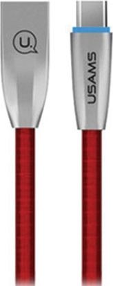 Usams USB-A – USB-C USB kábel 1,2 m červený (63813-uniw)