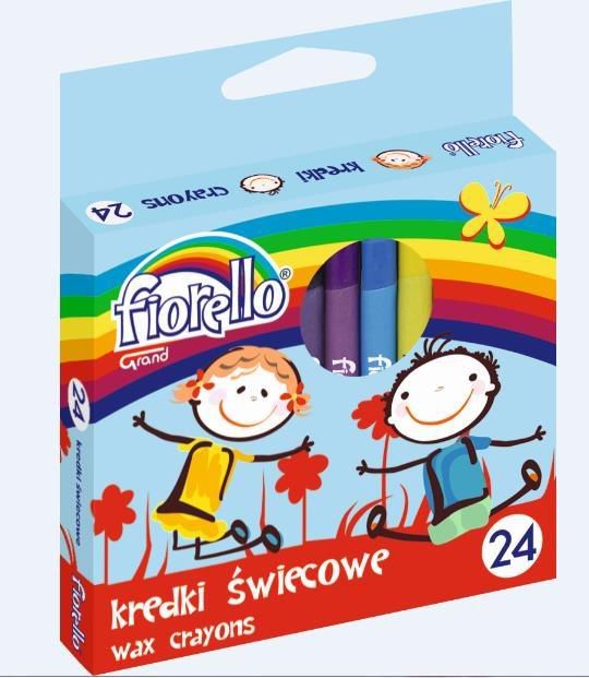 Pastelky Grand Wax 24 barev Fiorello