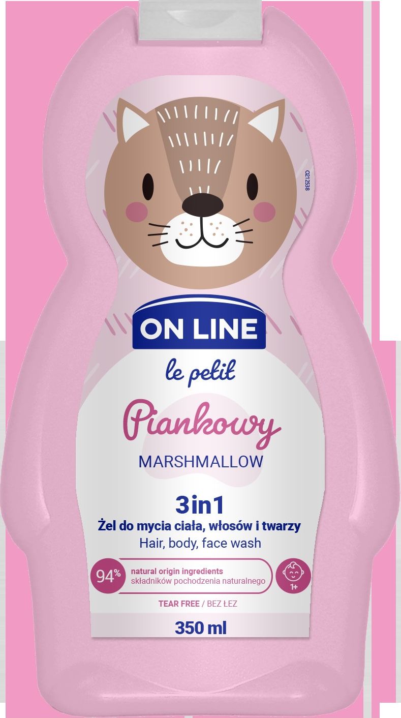 On Line Le Petit 3v1 prací gel pro děti Pěna