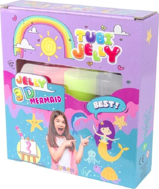 Zestaw Tubi Jelly 3 kolory - Syrenka