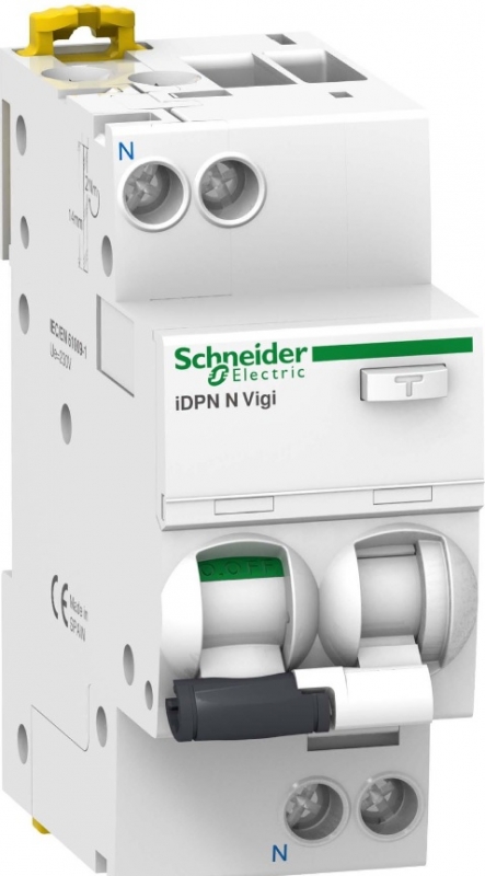 Schneider Zvyškový nadprúdový istič 2P 10A B 0,03A typ A iDPN N VIGI - A9D56610