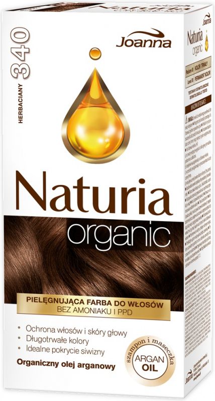 Joanna Naturia organická farba č. 340 čaj