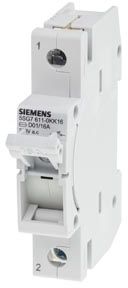 SIEEMENS FUSE odpojovač 16A 1P D01 (5SG7611-0KK16)