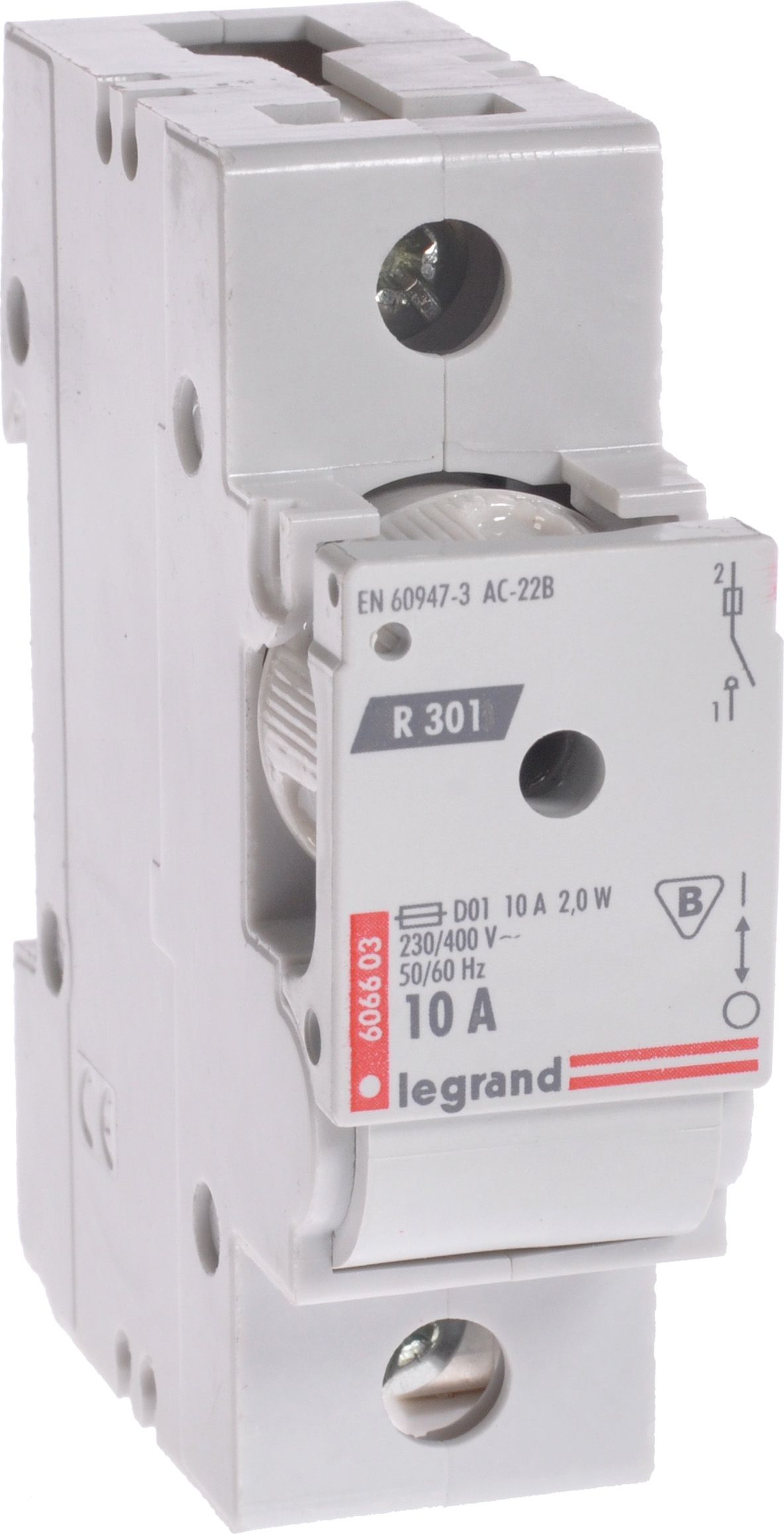 LEGRAND FUSE LISTONKTOR R 301 10A 1P - 606603