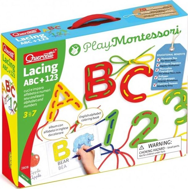 Quercetti Montessori Play Quacket ABC + 123 2808