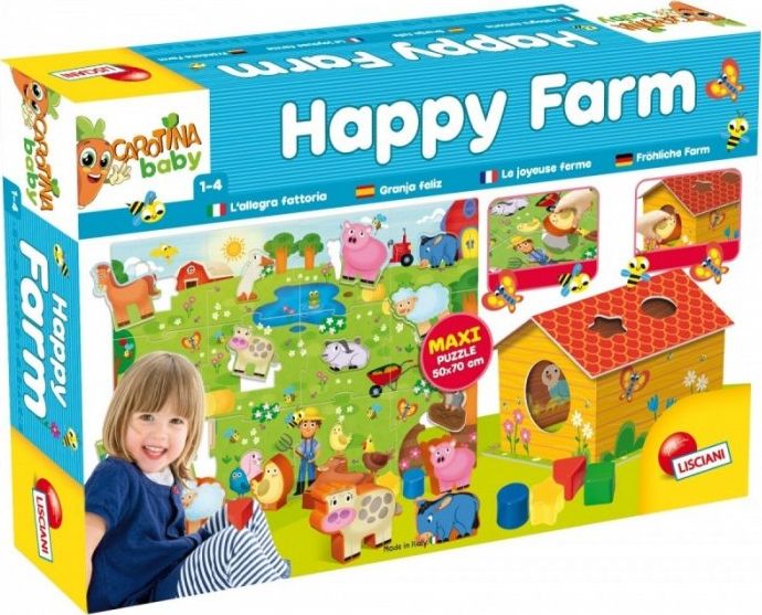Carotina Baby Puzzle Šťastná farma