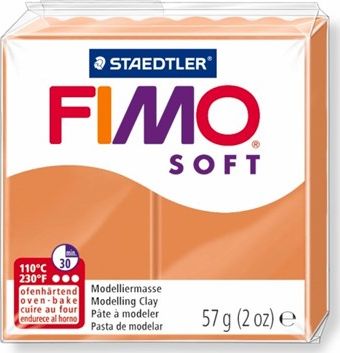 Fimo termosetová plastová hlina Mäkký koňak 57g