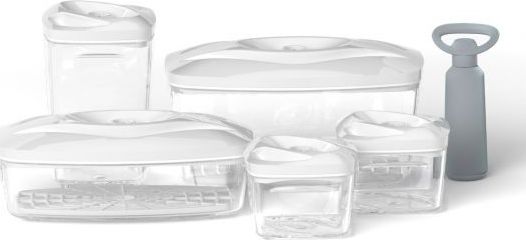 Dafi Sada vákuových nádob Dafi sada 5 biela