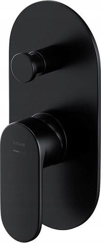 Cersanit Crea podomítková vanová baterie černá (S951-322)